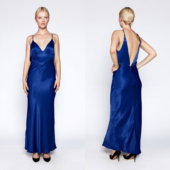 Bardot Dresses & Skirts - NWT Bardot Capri Slip Dress Cobalt Blue